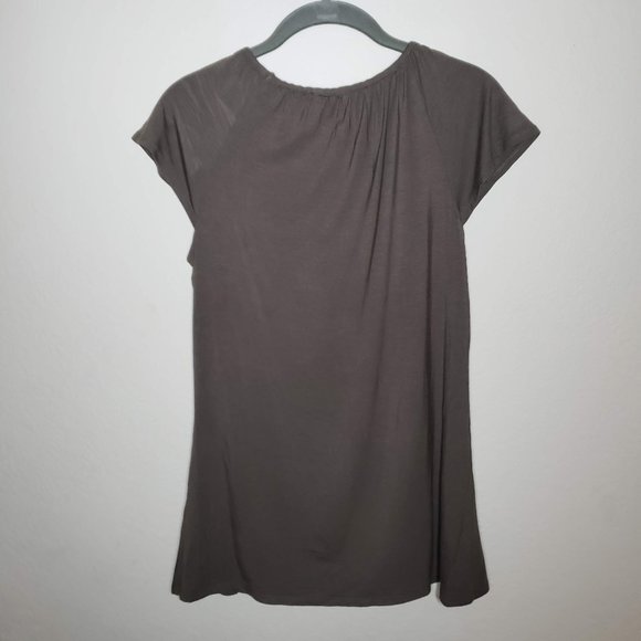 NEW Women's Jason Maxwell Size S Brown Blouse Top - Picture 3 of 4